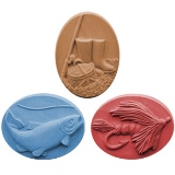 Gone Fishing Soap Mold by Milky Way Molds