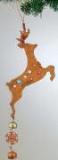 Deer Rustic Rhinestones Ornament - Click Image to Close