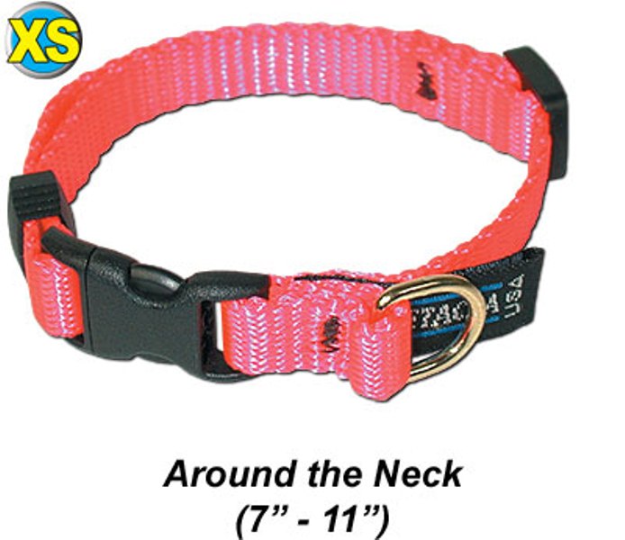 Collar, Adjustable Quick Release - Extra Small 7 - 11" - Click Image to Close
