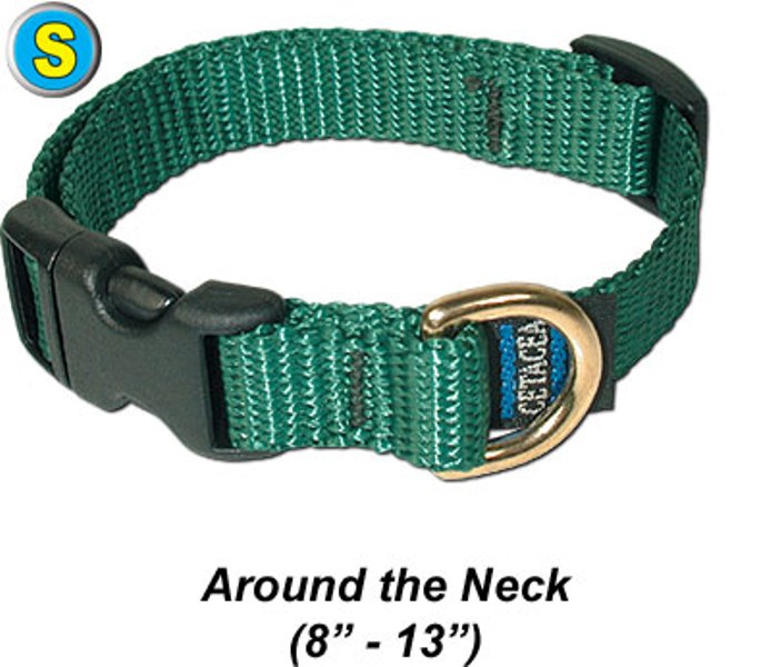 Collar, Adjustable Quick Release - Small 8 - 13" - Click Image to Close