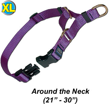 Soft Martingale w/ Quick Release - Extra Large - Dog/Pet Collar - Click Image to Close