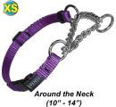 Chain Martingale w/ Quick Release - Extra Small - Dog/Pet Collar