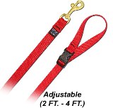 4' Pet Leash - Small w/ Quick Release Handle - Dog Leash