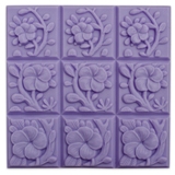 Tropical Vines Tray Soap Mold by Milky Way Molds