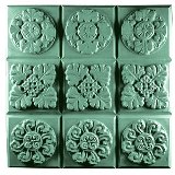 Gothic Florals Soap Mold Tray - Click Image to Close