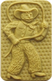 Cowboy Soap Mold by Milky Way Molds