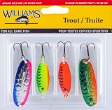Williams Wabler Patterns For Trout 4 Pack Kit - 4-TK2