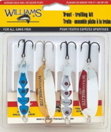 Williams Trout Trolling 4 Pack Kit - 4-TTK