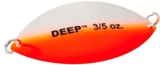 Lake Clear Wabbler Deep - Glow Orange/Silver Back