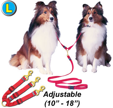 Adjustable Triple Dog Leads - Large - Click Image to Close