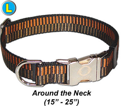 Collar w/ All Metal Hardware - Large 15 - 25" - Click Image to Close