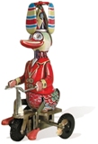 Duck on Bike Tin Collectible - 7.5" Tall