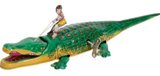 Crocodile Wind-Up Tin Toy - 12" Long
