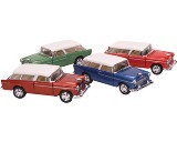 Die Cast 1955 Chevy Nomad - Red, Blue, Green, OR Metallic Red