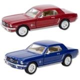 Die Cast 1964 1/2 Ford Mustang car - Avail in Red, Black, Blue